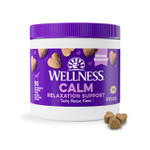 Wellness Tasty Cheese Flavored Soft Chews Calming Supplements For Dogs, 90 Count