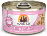 Weruva Classic Cat Food, Amazon Livin' With Chicken Breast & Chicken Liver In Gravy, 3Oz Can (Pack Of 24) Weruva Classic Cat Food, Amazon Livin' With Chicken Breast & Chicken Liver In Gravy, 3Oz Can (Pack Of 24)