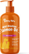 Wild Alaskan Salmon Oil For Dogs & Cats - Omega 3 Skin & Coat Support - Liquid Food Supplement For Pets - Natural Epa + Dha Fatty Acids For Joint Function, Immune & Heart Health 16Oz - Pump Top Wild Alaskan Salmon Oil For Dogs & Cats - Omega 3 Skin & Coat Support - Liquid Food Supplement For Pets - Natural Epa + Dha Fatty Acids For Joint Function, Immune & Heart Health 16Oz - Pump Top