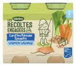 Blã©Dina Les Rã©Coltes Engagã©Es Carrots Leeks Spelt Wild Salmon From 6 Months 2 Jars Blã©Dina Les Rã©Coltes Engagã©Es Carrots Leeks Spelt Wild Salmon From 6 Months 2 Jars
