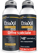 Etiaxil Deodorant Men Anti-Perspirant 48H Control Aerosol 2 x 150ml