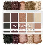 wet n wild Color Icon 10-Pan Eyeshadow Makeup Palette, Brown Nude Awakening, Long Lasting, Shimmer, Metallic, Glittery, Matte, Rich Smooth Pigment, Cruelty FreeNude Awakening1 Count (Pack of 1)