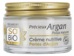 Lã©A Nature So Bio ÃTic Prã©Cieux Argan Nourishing Cream Argan Pearls Mature Skin Organic 50 Ml