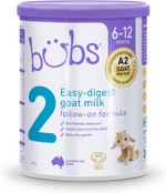 Bubs Goat Milk Infant Formula Stage 2, Infants 6-12 Months, Made With Fresh Goat Milk, 14.1 Oz