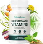 Hair Growth Supplements,Visibly Thicker Hair,Hair Growth Vitamins For Women And Men - 2 Month Supply(120 Capsules), White