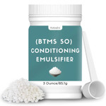 3 Oz Btms 50 Conditioning Emulsifier For Making Leave-In Conditioner, Premium Btms 50 Conditioning Emulsifier Granules, Higher Activity Than Btms 25, Suitable For Making Lotions, Shampoos And More 3 Oz Btms 50 Conditioning Emulsifier For Making Leave-In Conditioner, Premium Btms 50 Conditioning Emulsifier Granules, Higher Activity Than Btms 25, Suitable For Making Lotions, Shampoos And More