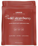 Usana Nutrimeal Meal Replacement Shake - Wild Strawberry - Non-Gmo - Gluten Free - Low Glycemic - 540 Grams - 9 Servings Usana Nutrimeal Meal Replacement Shake - Wild Strawberry - Non-Gmo - Gluten Free - Low Glycemic - 540 Grams - 9 Servings