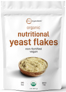 Micro Ingredients Organic Fortified Nutritional Yeast Flakes, 2Lb (32Oz) | Rich In Vegan Protein, B Vitamins, & Beta-Glucans | Keto Friendly, Dairy Free Cheese Substitute, Non-Gmo, Gluten Free