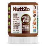 Nuttzo Keto Chocolate Almond Coconut - 7 Nut And Seed Butter, Coconut, Brazil Nuts, Almonds, Pecans & More, Keto Friendly, Only 1G Sugar, No Added Oil, Non-Gmo, Dark Chocolate, 2G Net Carbs, 12 Oz Jar