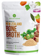 Antler Farms - 100% Grass Fed New Zealand Bone Broth Powder, 40 Servings, 200G - Slow Cooked, Gently Dried, Delicious Flavor, No Hormones, Antibiotics, & Gmos