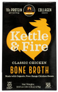 Kettle & Fire Classic Chicken Bone Broth, 10G Protein, Whole30, Gluten Free, 16.9 Oz (Pack Of 6) Kettle & Fire Classic Chicken Bone Broth, 10G Protein, Whole30, Gluten Free, 16.9 Oz (Pack Of 6)