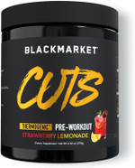 Blackmarket Cuts Pre Workout - Flavored Energy Powdered Drink Mix For Men & Women, Great For Muscle Definition, Thermogenic, Creatine Free, (Strawberry Lemonade, 30 Servings) Blackmarket Cuts Pre Workout - Flavored Energy Powdered Drink Mix For Men & Women, Great For Muscle Definition, Thermogenic, Creatine Free, (Strawberry Lemonade, 30 Servings)