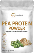 Micro Ingredients North American Grown, Pea Protein Powder, 5 Pounds | Plant Based, Unflavored | Complete Vegan Protein Source 27G Serving | Rich In Bcaas & Eaas | Non-Gmo, Keto Friendly Micro Ingredients North American Grown, Pea Protein Powder, 5 Pounds | Plant Based, Unflavored | Complete Vegan Protein Source 27G Serving | Rich In Bcaas & Eaas | Non-Gmo, Keto Friendly