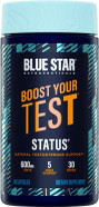 Blue Star Nutraceuticals Status - Testosterone Booster For Men - W/Ksm 66 Ashwagandha - Invigorate Stamina, Muscle Growth & Energy | Natural Test Booster Support - 90 Veggie Capsules Blue Star Nutraceuticals Status - Testosterone Booster For Men - W/Ksm 66 Ashwagandha - Invigorate Stamina, Muscle Growth & Energy | Natural Test Booster Support - 90 Veggie Capsules