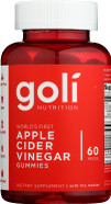 Goli Nutrition World'S First Apple Cider Vinegar Gummies 60 Count, 60 Count