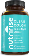 Nutririse 15 Day Quick Colon Cleanse For Gut Health - Digestive Support With Probiotics & Fiber For Constipation, Regularity & Bloating, Sugar & Gluten Free Nutririse 15 Day Quick Colon Cleanse For Gut Health - Digestive Support With Probiotics & Fiber For Constipation, Regularity & Bloating, Sugar & Gluten Free
