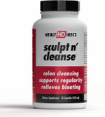 Health Direct Sculpt N' Cleanse - Herbal Colon Cleanse For Digestive Health & Regularity - Natural Detox & Gut Flush Supplement - Weight Management Support - 50 Veggie Capsules Health Direct Sculpt N' Cleanse - Herbal Colon Cleanse For Digestive Health & Regularity - Natural Detox & Gut Flush Supplement - Weight Management Support - 50 Veggie Capsules