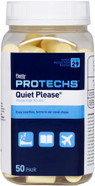 Flents Foam Ear Plugs, 50 Pair For Sleeping, Snoring, Loud Noise, Traveling, Concerts, Construction, & Studying, Contour To Ears, Nrr 29, Beige