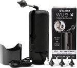 Wush Pro By Black Wolf - The Original Deluxe Water Powered Ear Cleaner With 6 Reusable Replacement Tips By Black Wolf - Safe & Effective For Ear Wax Buildup - Electric Ear Wax Removal Kit (Black) Wush Pro By Black Wolf - The Original Deluxe Water Powered Ear Cleaner With 6 Reusable Replacement Tips By Black Wolf - Safe & Effective For Ear Wax Buildup - Electric Ear Wax Removal Kit (Black)