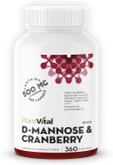 Plantvital D Mannose Capsules With Cranberry - D-Mannose 1000Mg Capsules - High Potency For Bladder, Kidney And Urinary Tract Support. Cranberry Powder With Hibiscus And Dandelion. 6 Months Supply Plantvital D Mannose Capsules With Cranberry - D-Mannose 1000Mg Capsules - High Potency For Bladder, Kidney And Urinary Tract Support. Cranberry Powder With Hibiscus And Dandelion. 6 Months Supply