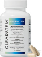 Clearstem - Mindbodyskin Hormonal Acne Supplement (No 5-Htp) - Natural Dim Supplement - Skin Care Vitamins - Hormone Balance, Antioxidants - Vegan, Gluten Free, Cruelty Free - 30 Servings, 90 Capsules