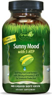 Irwin Naturals Sunny Mood With 5-Htp - 80 Liquid Soft-Gels - Supports Emotional Well-Being & Relaxation - 40 Servings