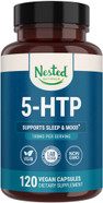 Nested Naturals 5-Htp 100 Mg (5-Hydroxytryptophan) - Sleep And Mood Support - 5Htp Supplement For Naturally Sourced Serotonin - 120 Non-Gmo, Vegan Capsules Nested Naturals 5-Htp 100 Mg (5-Hydroxytryptophan) - Sleep And Mood Support - 5Htp Supplement For Naturally Sourced Serotonin - 120 Non-Gmo, Vegan Capsules