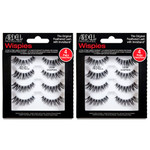 Ardell Demi Wispies False Eyelashes Black, Eye Make-Up Enhancement, Full Volume Strip Lashes - 4 pairs, 2 PackDemi Wispies Black