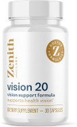Zenith Labs Vision 20 Eye Vitamins - Lutein, Zeaxanthin, And Bilberry Extract - Supports Eye Strain, And Eye Health - Carotenoid Blend Zenith Labs Vision 20 Eye Vitamins - Lutein, Zeaxanthin, And Bilberry Extract - Supports Eye Strain, And Eye Health - Carotenoid Blend