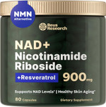 Reus Research Nmn Supplement Alternative - Liposomal Nicotinamide Riboside W/Resveratrol & Quercetin - High Purity Nad Supplement For Anti-Aging, Energy, Focus - 80 Capsules Reus Research Nmn Supplement Alternative - Liposomal Nicotinamide Riboside W/Resveratrol & Quercetin - High Purity Nad Supplement For Anti-Aging, Energy, Focus - 80 Capsules