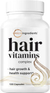 Hair Growth Vitamins Complex, 120 Capsules | 14-In-1 Formula With 5,000Mcg Biotin, Collagen, Keratin, Vitamin C, Saw Palmetto & More | Vitaminas Para El Cabello | Promotes Natural Growth & Thickness Hair Growth Vitamins Complex, 120 Capsules | 14-In-1 Formula With 5,000Mcg Biotin, Collagen, Keratin, Vitamin C, Saw Palmetto & More | Vitaminas Para El Cabello | Promotes Natural Growth & Thickness