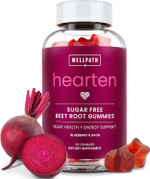 Wellpath Beet Root Gummies (Sugar Free - Blueberry Flavor) 1500 Mg | Tasty Beets For Blood Pressure Support | Super Nitric Oxide Beets Chews & Antioxidants | Vegan, Non-Gmo, 60 Ct