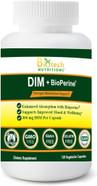 Dim Supplement 300 Mg Dim Diindolylmethane Plus Bioperine 120 Days Supply Made In Usa 120 Vegetable Capsules (120)