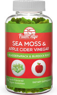 Sea Moss Gummies With Apple Cider Vinegar, Bladderwrack, And Burdock Root Organic- Sea Moss Gummies For Adults And Kids- Vegan, Organic, Irish Seamoss And Acv  70 Ct