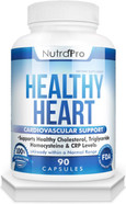 Nutrapro Healthy Heart - Heart Health Supplements. Artery Cleanse & Protect. Supports Healthy Cholesterol And Triglyceride. Gmp Certified