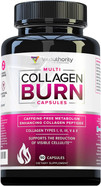 Multi Collagen Burn: Multi-Type Hydrolyzed Protein Peptides With Hyaluronic Acid, Vitamin C, Sod B Dimpless, Types I, Ii, Iii, V And X, Caffeine-Free (Unflavored Capsules) Multi Collagen Burn: Multi-Type Hydrolyzed Protein Peptides With Hyaluronic Acid, Vitamin C, Sod B Dimpless, Types I, Ii, Iii, V And X, Caffeine-Free (Unflavored Capsules)