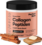 Perfect Keto Collagen Peptides Protein Powder With Mct Oil, Hydrolyzed Collagen, Type I & Iii Supplement, Gluten Free Grass Fed, Low Carb, Keto Coffee Creamer, Collagen For Women & Men, Cinnamon Toast Perfect Keto Collagen Peptides Protein Powder With Mct Oil, Hydrolyzed Collagen, Type I & Iii Supplement, Gluten Free Grass Fed, Low Carb, Keto Coffee Creamer, Collagen For Women & Men, Cinnamon Toast