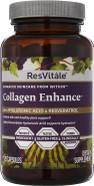Resvitã¡Le Collagen Enhance - Beauty Supplement With Hyaluronic Acid & Resveratrol - 120 Capsules