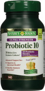 Nature'S Bounty Ultra Strength Probiotic 10 140 Capsules - New Improved Formula