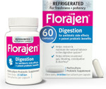 Florajen Digestion Probiotics (Refrigerated) - Advanced Gas & Bloat Supplement With Lactobacillus, Supports Gut Health, Unbloat & Good Flora, Adult Daily Probiotics For Constipation, 60 Count