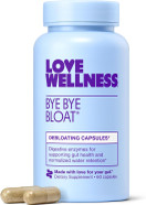 Love Wellness Bye Bye Bloat | Digestive Enzymes For Fast Acting Bloating Relief For Women | Helps Reduce Water Retention & Gas Relief | Supports Digestive Health With Fenugreek & Dandelion | 60 Count Love Wellness Bye Bye Bloat | Digestive Enzymes For Fast Acting Bloating Relief For Women | Helps Reduce Water Retention & Gas Relief | Supports Digestive Health With Fenugreek & Dandelion | 60 Count
