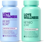 Love Wellness Bye Bye Bloat | Digestive Enzymes For Fast Acting Bloating Relief For Women | Helps Reduce Water Retention & Gas Relief | Supports Digestive Health With Fenugreek & Dandelion | 60 Count Love Wellness Bye Bye Bloat | Digestive Enzymes For Fast Acting Bloating Relief For Women | Helps Reduce Water Retention & Gas Relief | Supports Digestive Health With Fenugreek & Dandelion | 60 Count