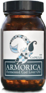 Fermented Cod Liver Oil - Cold Processed, Lacto-Fermented & Raw Cod Liver Oil - Made Exclusively With Atlantic Cod (Unflavoured, 120 Capsules)