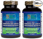 Green Pasture Blue Ice Royal Butter Oil Fermented Cod Liver Oil Blend 240