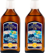 Sanniti 100% Natural Cod Liver Oil, Wild Caught Nordic, 250 Ml (Pack Of 2) (Lemon) Sanniti 100% Natural Cod Liver Oil, Wild Caught Nordic, 250 Ml (Pack Of 2) (Lemon)