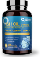 Triple Omega 3 6 9, Fish Oil 2400Mg Softgels With Vitamin D3 & E - Epa & Dha & Ala - Supports Heart, Brain, Joint & Immune Health, Sustainably Sourced, Non-Gmo