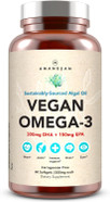 Amandean Vegan Omega 3 Supplement. Premium Fish Oil Alternative. Algae Dha & Epa. Carrageenan Free Softgels. Algal Essential Fatty Acids. Plant Based Heart, Brain, Eye, Skin, Immune Support. (120Ct) Amandean Vegan Omega 3 Supplement. Premium Fish Oil Alternative. Algae Dha & Epa. Carrageenan Free Softgels. Algal Essential Fatty Acids. Plant Based Heart, Brain, Eye, Skin, Immune Support. (120Ct)