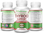 Thyroid Support - Complete Formula To Support Energy Levels With Iodine, Bladderwrack, Kelp, B12 & More- Thyroid Energy: Boost T4 To T3 Supplement - Non-Gmo