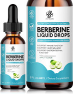 Berberine Hcl 1200Mg, 6-In-1 Berberine Complex Liquid Drop For Cardiovascular Care & Body Management, Berberine With Ceylon Cinnamon, Antioxidant & Heart Health Support, Apple Flavor, 2 Fl Oz Berberine Hcl 1200Mg, 6-In-1 Berberine Complex Liquid Drop For Cardiovascular Care & Body Management, Berberine With Ceylon Cinnamon, Antioxidant & Heart Health Support, Apple Flavor, 2 Fl Oz