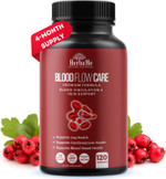 Blood Circulation Supplement, 120 Capsules, Supports Leg Vein, Heart, Vessels And Cardiovascular Health With Niacin, L-Arginine, Ginger, Cayenne Pepper, Hawthorn, Diosmin, Blood Flow Pills Blood Circulation Supplement, 120 Capsules, Supports Leg Vein, Heart, Vessels And Cardiovascular Health With Niacin, L-Arginine, Ginger, Cayenne Pepper, Hawthorn, Diosmin, Blood Flow Pills